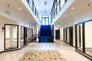 Interior lobby detail at the Kress Building in Tacoma, WA.